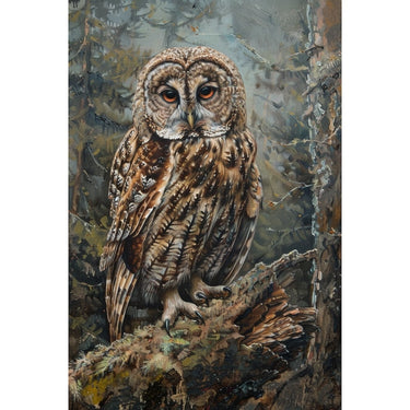 Barn Owl Acrylic Canvas